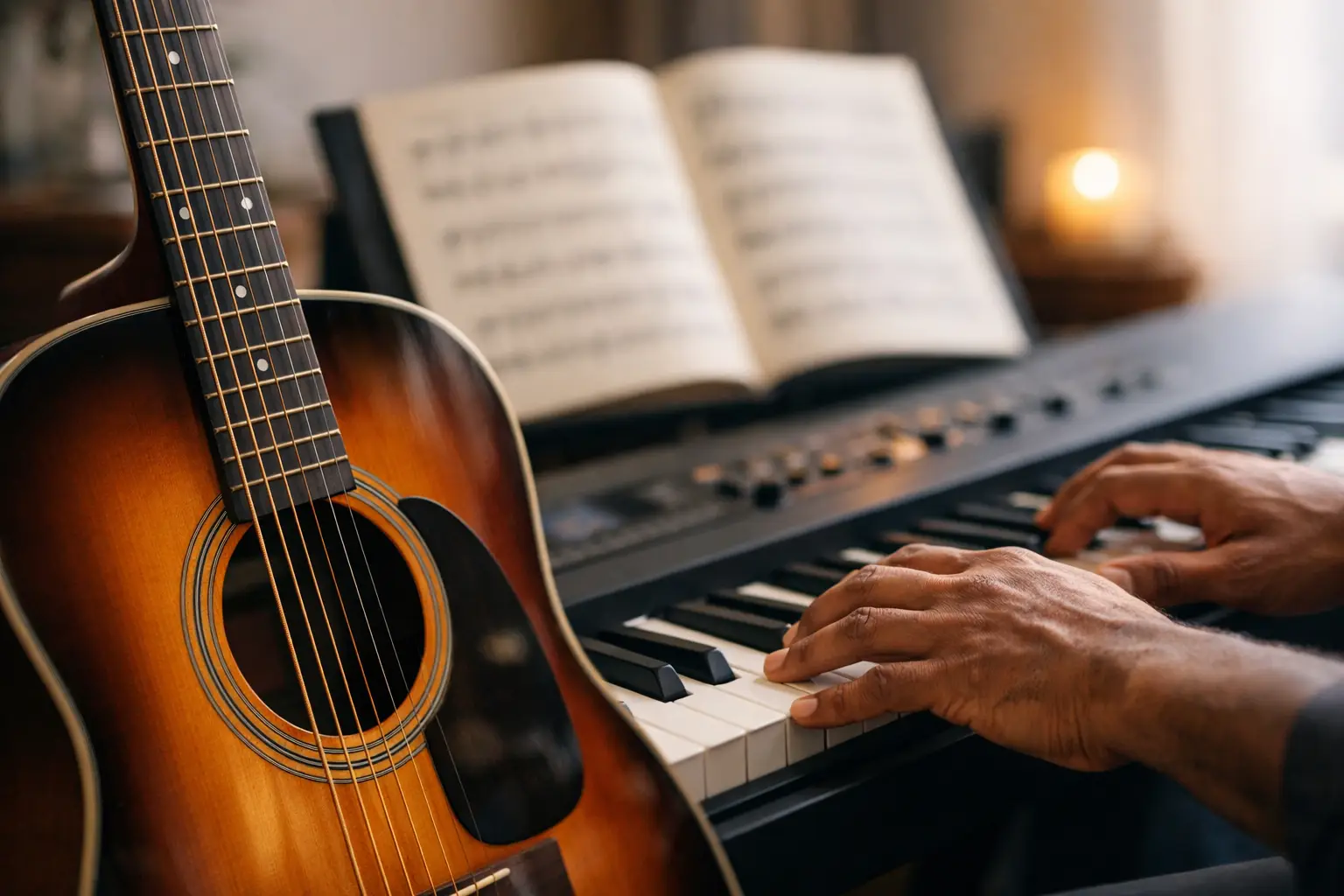 Gospel Guitar 251 Progression in Every Key