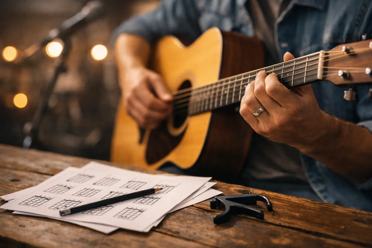 Worship Guitar Chord Charts That Serve the Song