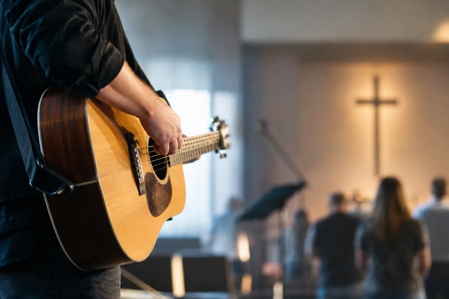 When Should Guitar Drop Out During Worship?